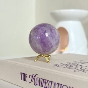 Kunzite Sphere - UV reactive