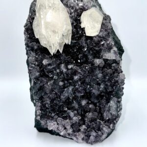 Large Uruguay Amethyst With Calcite